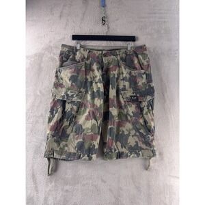 G-Star RAW Camo Cargo Shorts Mens Size 34 Green Bermuda Military Style